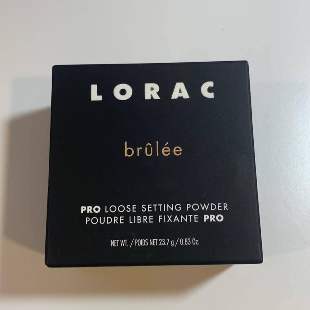 Lorac Pro loose setting powder in shade Brûlée